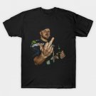 Meme Sam darnold Middle Finge bLACK 90s White T-Shirt