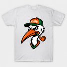 Vintage Miami Ibis Mascot with Pipe & Cap T-Shirt Vintage Miami Ibis Mascot with Pipe & Cap T-Shirt