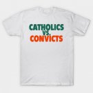 Catholics Vs. Convicts Retro Distressed Style 1988 Football Game T-Shirt Catholics Vs. Convicts Retro Distressed Style 1988 Football Game T-Shirt