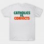 Catholics Vs. Convicts Retro Distressed Style 1988 Football Game T-Shirt