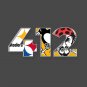 area code 412 sports teams for pittsburgh kids  gift T-Shirt