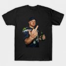 Meme Sam darnold Middle Finge bLACK 90s T-Shirt