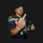 Meme Sam darnold Middle Finge bLACK 90s T-Shirt