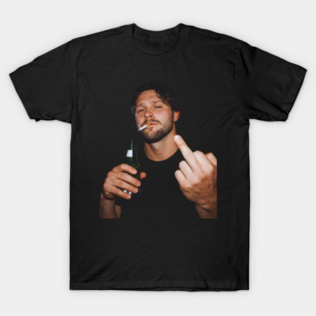 Josh-Allen-Flipping-The-Bird T-Shirt