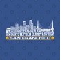 Golden State Basketball Team All Time Legends, San Francisco City Skyline T-Shirt