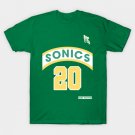Gary Payton Retro Supersonics Jersey 90s Style Fan Art T-Shirt Gary Payton Retro Supersonics Jersey 90s Style Fan Art T-Shirt