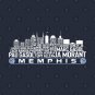 Memphis Basketball Team All Time Legends, Memphis City Skyline T-Shirt