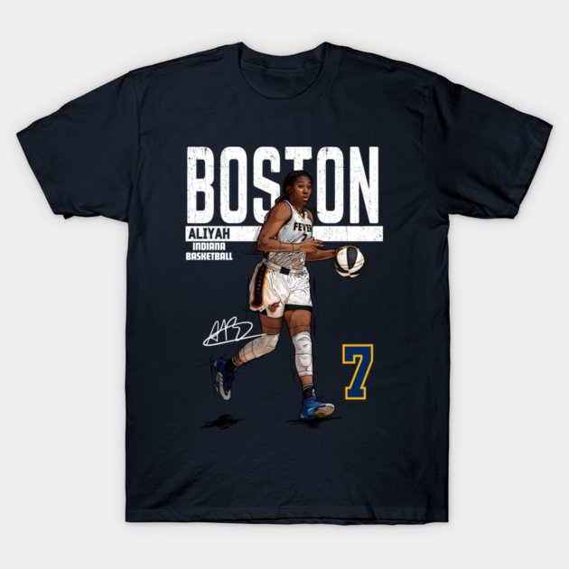Indiana Aliyah Boston #7 Cartoon Women Basketball T-Shirt