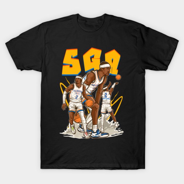 Shai Gilgeous-Alexander SGA Cartoon T-Shirt