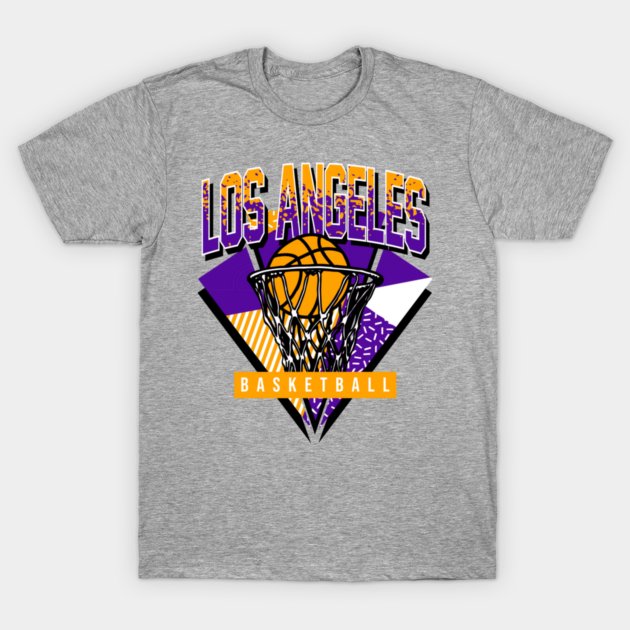 Los Angeles 90 Basketball Throwback T-Shirt