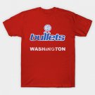 Bullets Defunct Basketball Design T-Shirt