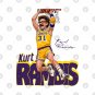 Kurt Rambis 90s Style Basketball Caricature T-Shirt