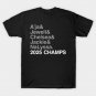 Aces 2025 Champions A'ja Gray Young Evans Smith T-Shirt