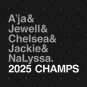 Aces 2025 Champions A'ja Gray Young Evans Smith T-Shirt