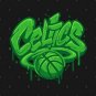 Retro Celtics Grafitty T-Shirt