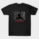 Michael Jordan 23 Black Matte Style T-Shirt