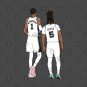 Stephon Castle and Victor Wembanyama T-Shirt