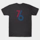 Vintage Sixers, 76 (76ers) - 250 USA 1776 T-Shirt