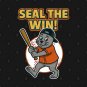 Seal the Win! &acirc;�� Cartoon Baseball Mascot Design T-Shirt