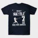 Mickey mantle || new york yankees || white retro T-Shirt Mickey mantle || new york yankees || white retro T-Shirt
