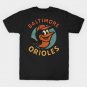 Orioles Retro Comic Book Style Logo T-Shirt