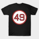 Tim Wakefield 49 Jersey Number T-Shirt