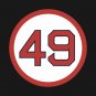 Tim Wakefield 49 Jersey Number T-Shirt