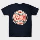 Boston Mass Hand Drawn Script T-Shirt Boston Mass Hand Drawn Script T-Shirt
