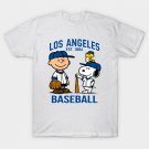 Los Angeles Dodgers - Snoopy Baseball B0014 T-Shirt Los Angeles Dodgers - Snoopy Baseball B0014 T-Shirt