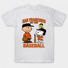 San Francisco Giants - Snoopy Baseball B0024 T-Shirt San Francisco Giants - Snoopy Baseball B0024 T-Shirt