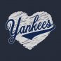 Yankees Heart Graphic T-Shirt