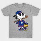 Snoopy Chicago Cubs Baseball T-Shirt