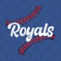 Retro Kansas City Royals Stripe Ball T-Shirt