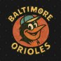 1950's Comic Baltimore Orioles Logo T-Shirt