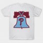 Powder Blue Retro Baseball Phillies Liberty Bell T-Shirt