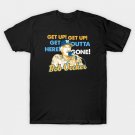 Bob Uecker - Get Up! Get Up! Get Outta Here! Gone! T-Shirt Bob Uecker - Get Up! Get Up! Get Outta Here! Gone! T-Shirt