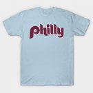 Retro Philadelphia Baseball "Philly" Powder Blue T-Shirt Retro Philadelphia Baseball "Philly" Powder Blue T-Shirt