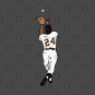 Willie Mays "The Catch" (Black and White) T-Shirt