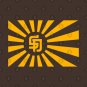 Padres Japanese War Flag T-Shirt