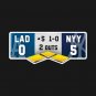 Dodgers Yankees 5th Inning World Series T-Shirt