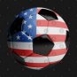 USA Flag Soccer Ball T-Shirt