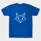 Blue Stylised Fox T-Shirt
