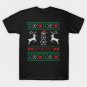 Funny Christmas Soccer Snowman Ugly Christmas Xmas T-Shirt