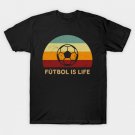Retro Sunset - Futbol Is Life T-Shirt