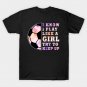 Soccer Girl "I Know I Play Like A Girl Try To Keep Up" Funny Girls T-Shirt