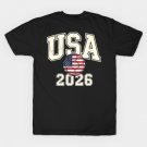 Vintage USA Soccer Ball American World Cup 2026 T-Shirt