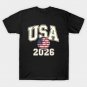 Vintage USA Soccer Ball American World Cup 2026 T-Shirt