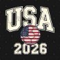 Vintage USA Soccer Ball American World Cup 2026 T-Shirt