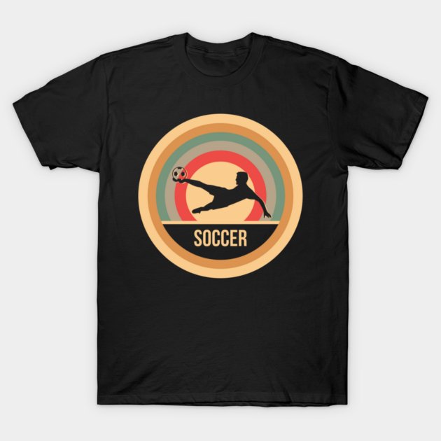 Retro Vintage Soccer Gift For Soccer Players T-Shirt
