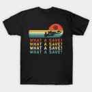 What a save Vintage Retro Rocket Soccer Car League T-Shirt What a save Vintage Retro Rocket Soccer Car League T-Shirt